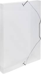 Archive Box A4 with Elastic Clear