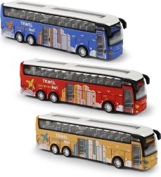 Metal Toy Coach Bus with Freewheeling
