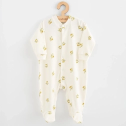 Baby overall from organic cotton NEW BABY Olives