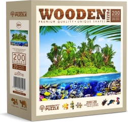 Wooden Puzzle Exotic Treasure Island