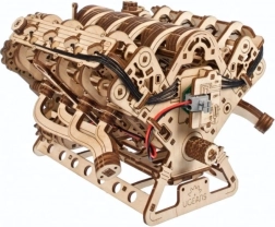 Ugears 3D puidust mehaaniline pusle V8 mootor