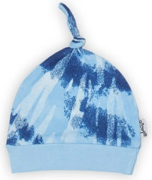 Baby cotton beanie blue Nicol Tomi