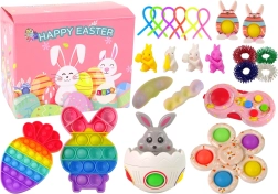Lihavõtte antistressmänguasjade komplekt Fidget Toys Pop It