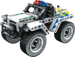 Police Car Building Set 16 cm