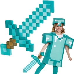 Minecrafti teemantmõõk 51 cm – laste karnevali- ja cosplay‑lisatarvikud