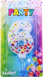 Peoküünal number 6 täppidega