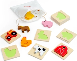Bigjigs Toys reisimäng: katsu ja leia – talu