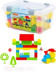 Ehitusklotsid kohvris 71 tükki