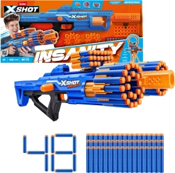 Zuru X-Shot Insanity Berzerko trummelmagasiniga blaster + 48 vahtnoolt