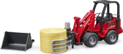 Front loader Schäffer with bale grab