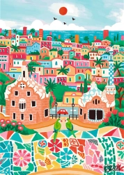 Puzzle Premium Plus The Art of Colour: Barcelona, Hispaania 1000 tükki