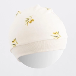 New Baby Olive Organic Cotton Infant Beanie