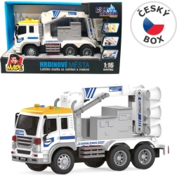 Airport service vehicle with light and sound, 26 cm