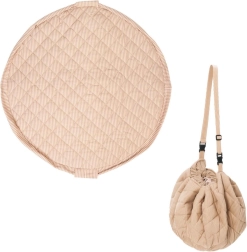 Play&Go Noomad Soft mängutekk ja mänguasjakott stripes brown