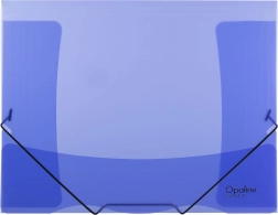 Opaline kummipaelaga kaust sinine A4