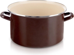 Emailpott Brown 32 cm, 11,5 l