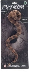 Soft rubber snake python 17 cm