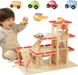 VIGA puidust parkimismajad liftiga ja sõidukitega