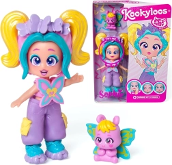 KookyLoos Pet Party Sophie – kollektsioneeritav nukk koos lemmikloomaga
