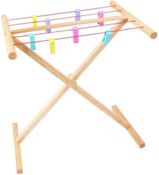 Puidust pesukuivatusrest Bigjigs Toys