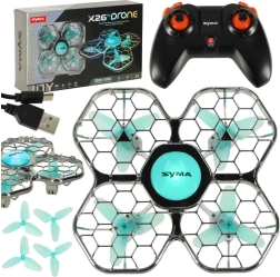 Syma X26 Pro mini droon propellerikaitse ja takistuste vältimise režiimiga