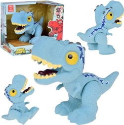 Sinine velociraptori dinosaurusefiguur liikuvate jäsemetega