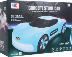 Kids RC Car with Smoke Effect and Watch Control – Blue