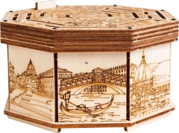 Wooden Puzzle Secret Maze Box