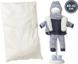 Llorensi komplekt nukkudele New Born 40–42 cm, 6-osaline komplekt pööratava padjaga