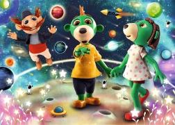 Sparkling Puzzle Treflíci: Among the Stars