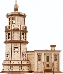 Ugears 3D puidust mehaaniline pusle Majakas Split Rock