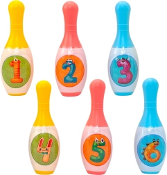Woopie laste bowling loomakeste ja numbritega – 8 tk