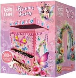 Dekoratiivne ehtekarp Flower Fairy Bellisa – loominguline mosaiigikomplekt lastele
