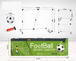 Laste jalgpallivärav 2in1 palliga ja pumbaga