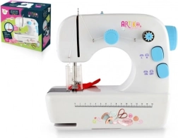 Kompaktne õmblusmasin metallkonstruktsiooniga ja valgusefektidega