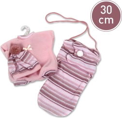 Llorensi nuku riietus 30 cm – 3-osaline komplekt kotiga