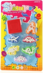 Dinosauruste templi komplekt 6 tk koos templipadjakese