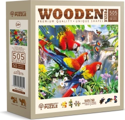 Wooden Puzzle Parrot Island 505 Pieces WOODEN CITY