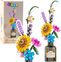 Construction Blocks Colorful Bouquet in Vase 387 pcs