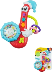 Meloodiaga laste kõrin BABY MIX – saksofon, punane