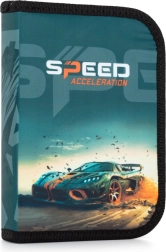 Ühekihiline koolipinal auto motiiviga Oxybag