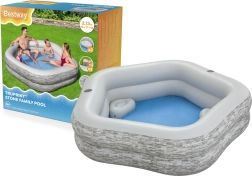 Täispuhutav nurgakujuline aiabassein 213 × 206 × 53 cm Bestway