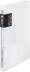 A4 Ring Binder in Polypropylene, Clear