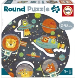 Educa Round Space Puzzle, 28 Pieces