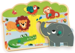 Djeco džungliloomade helidega pusle