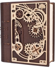 UGEARS puidust mehaaniline saladuste raamat 3D pusle