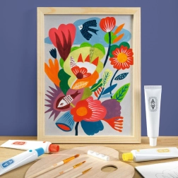 Kunstikomplekt DJECO Atelier – maalimine šabloonide järgi