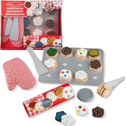 Puidust küpsiste küpsetamise ja kaunistamise komplekt MELISSA & DOUG Slice & Bake, 29 osa