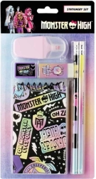 Monster High koolikomplekt ploki ja kirjutustarvetega