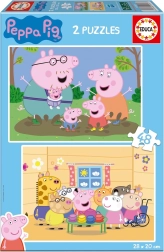 Pusle EDUCA Põrsas Peppa 2×48 tükki